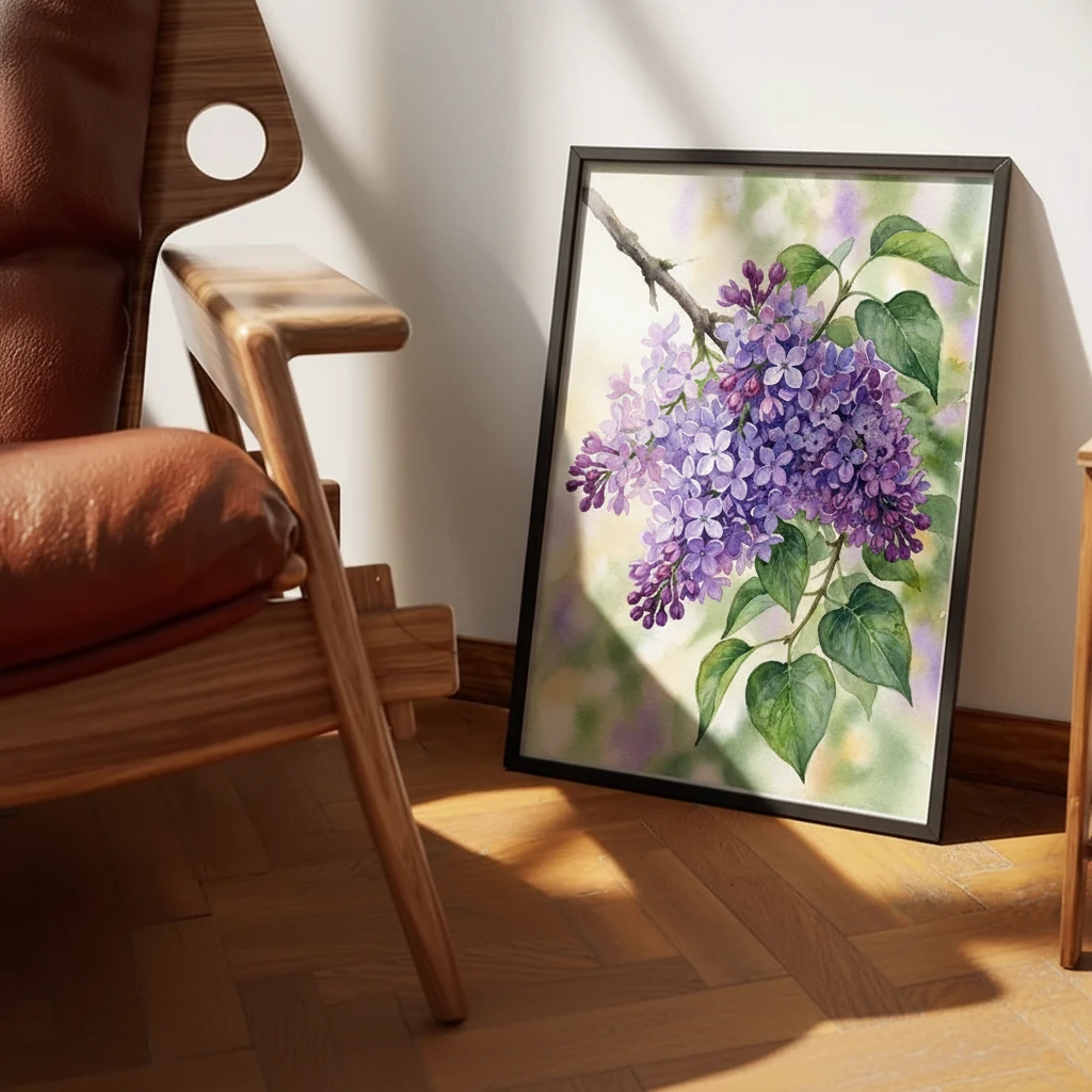 Purple Lilac Clusters preview 2