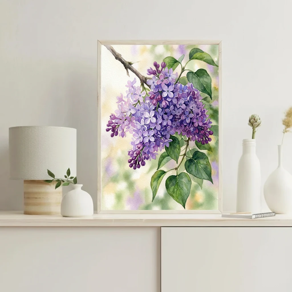 Purple Lilac Clusters preview 3