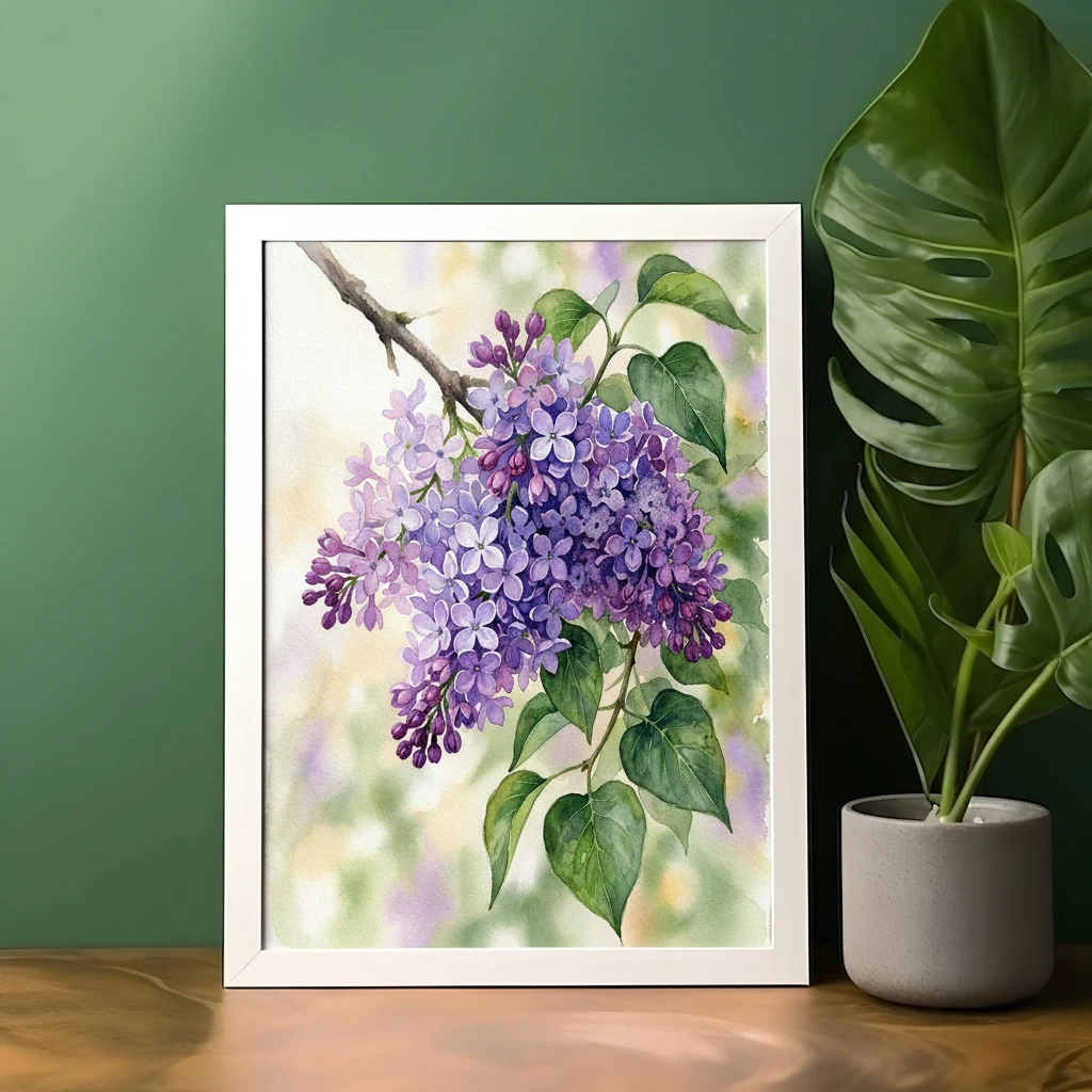 Purple Lilac Clusters preview 4