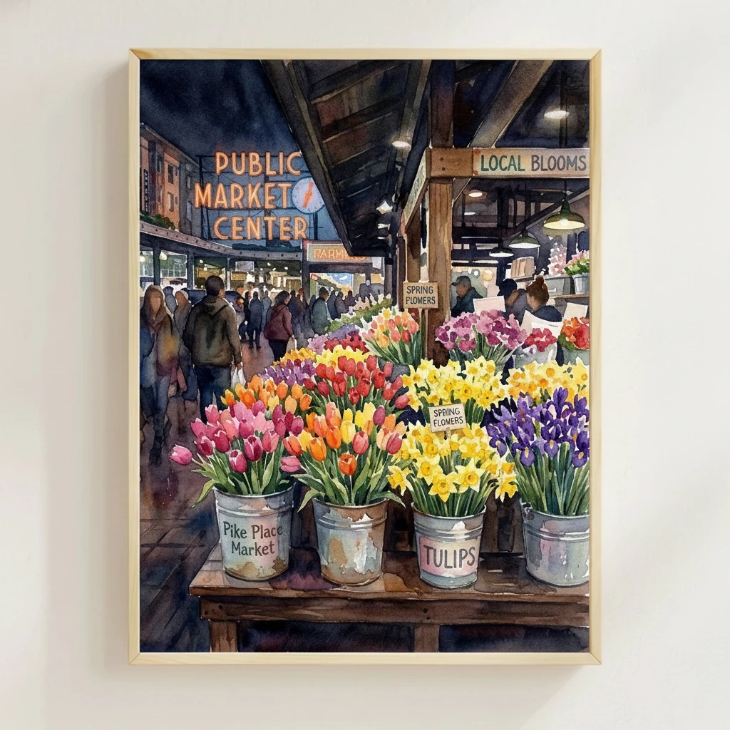 Pike Place Market Flowers preview 2