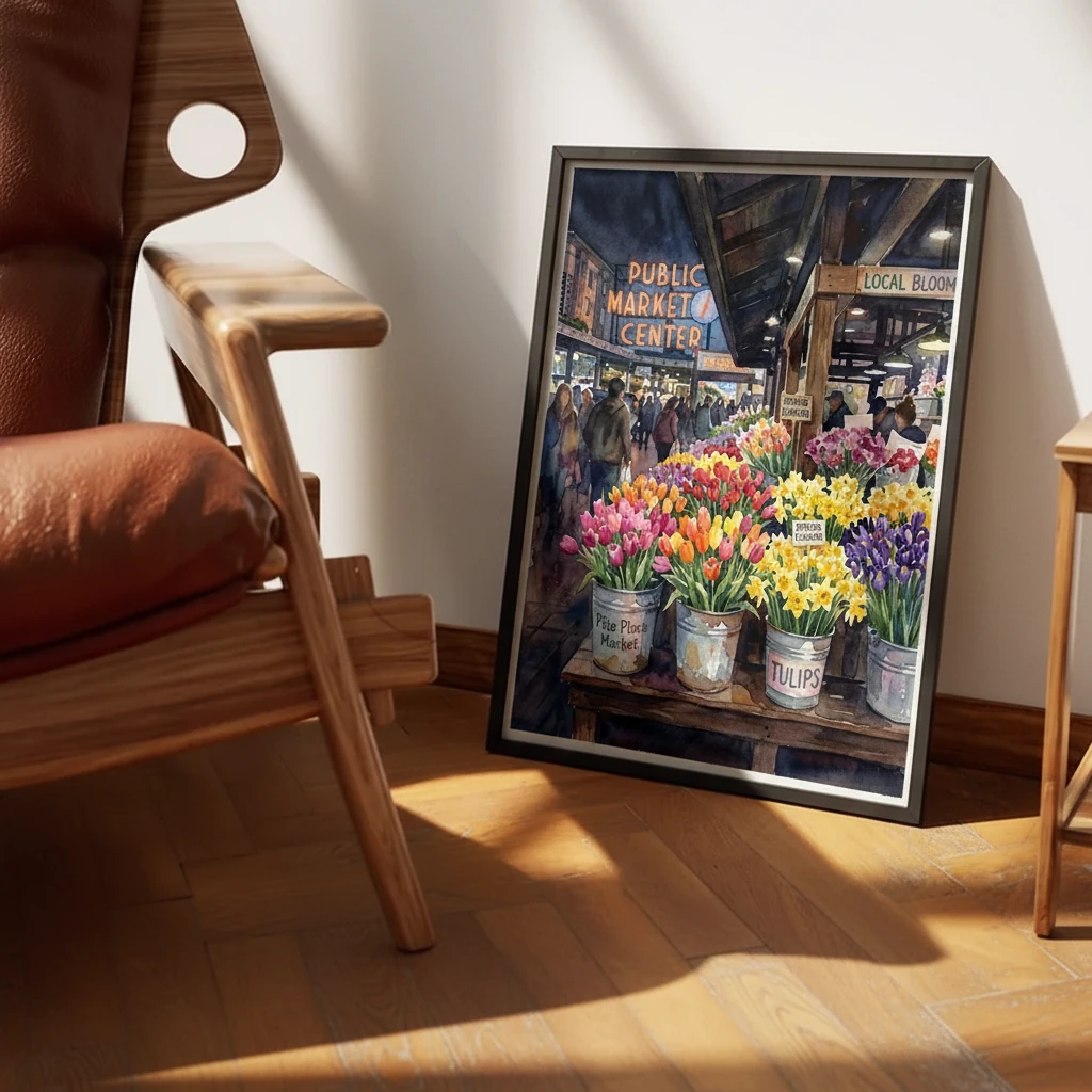 Pike Place Market Flowers preview 3