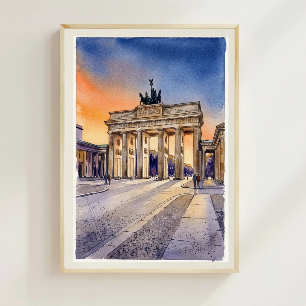 Brandenburg Gate Sunset preview 2