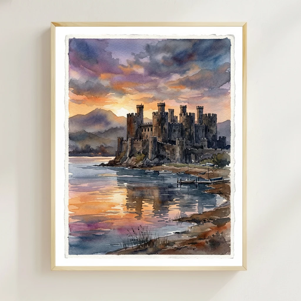 Conwy Castle Estuary preview 2