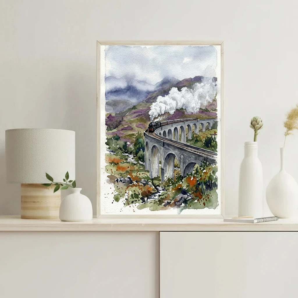 Glenfinnan Viaduct Steam Train preview 3