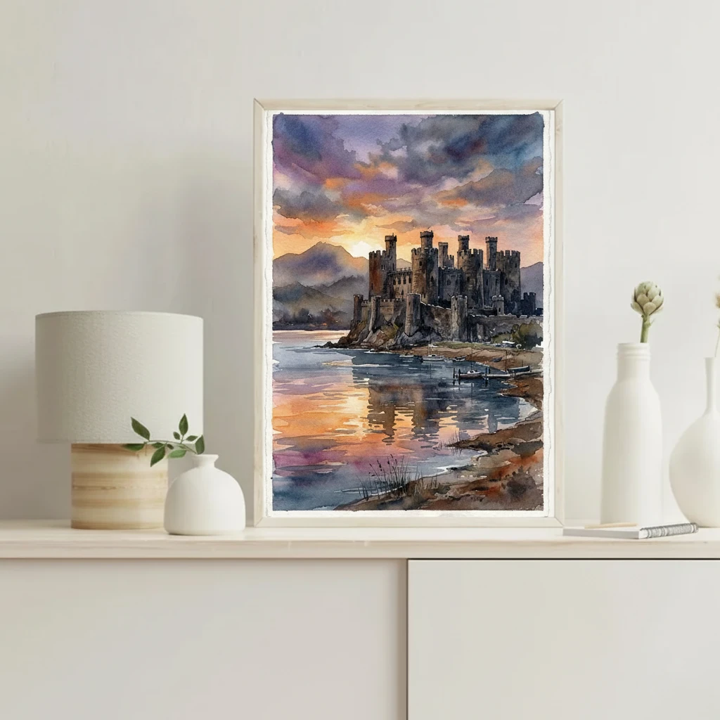 Conwy Castle Estuary preview 4
