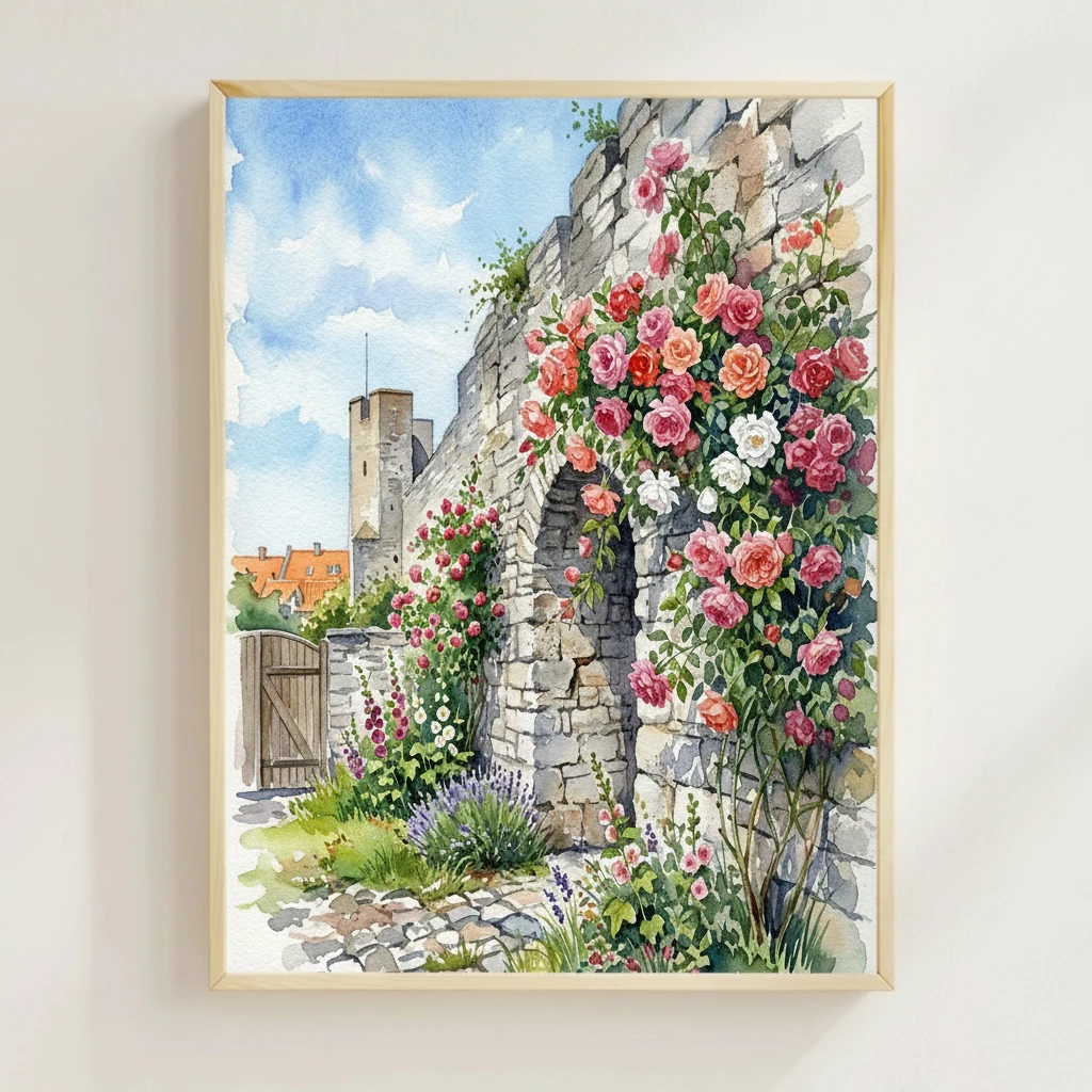 Visby Rose Wall preview 2