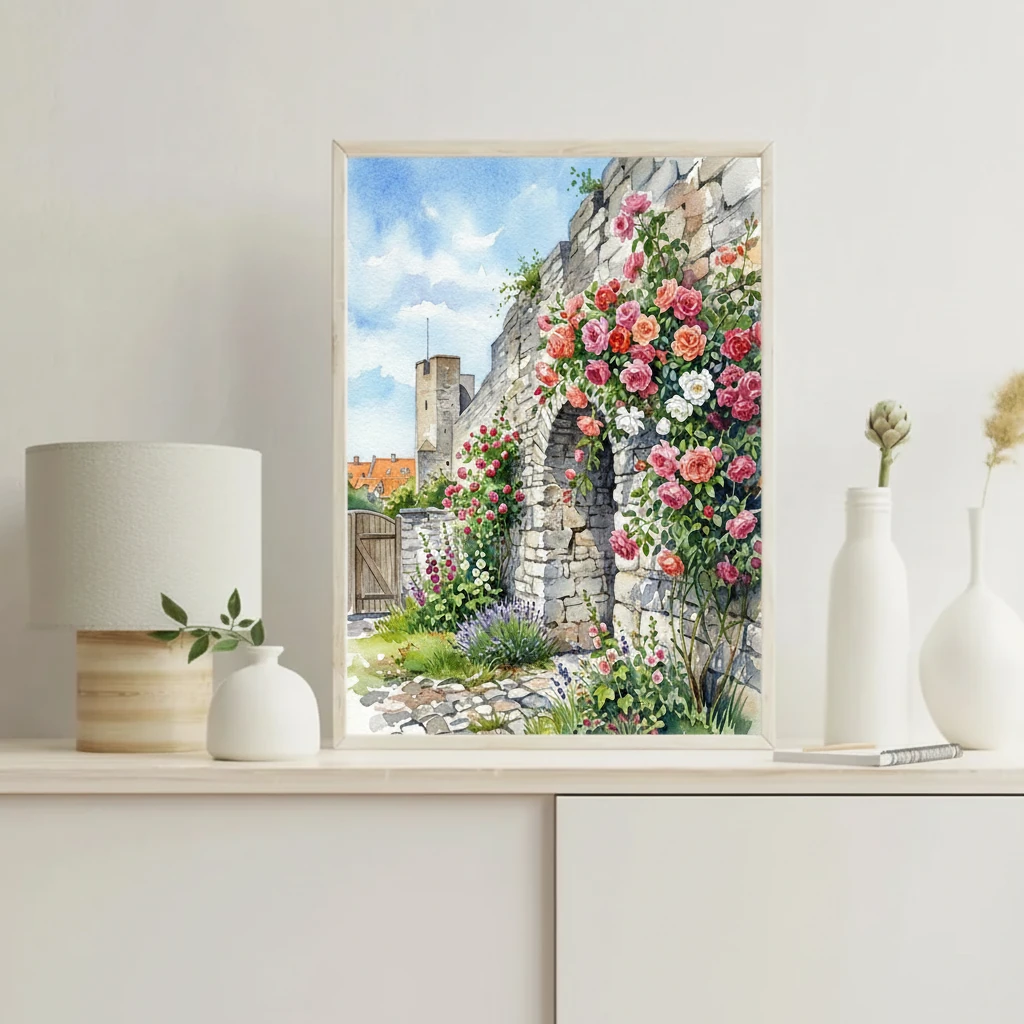 Visby Rose Wall preview 3