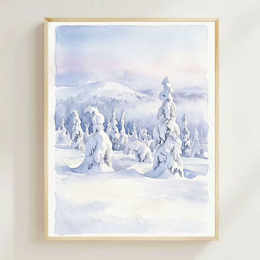 Riisitunturi Snow Trees preview 2