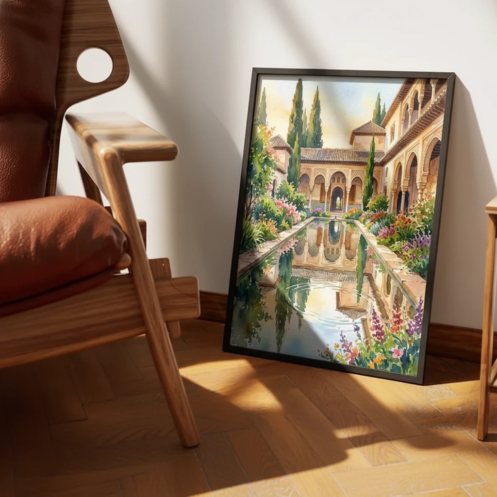 Alhambra Gardens Reflection preview 4