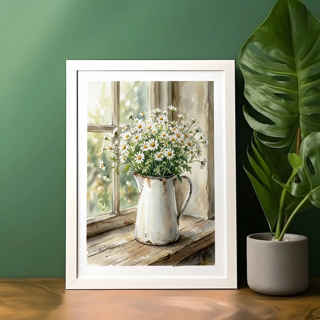 Wildflowers in Enamel Pitcher preview 2