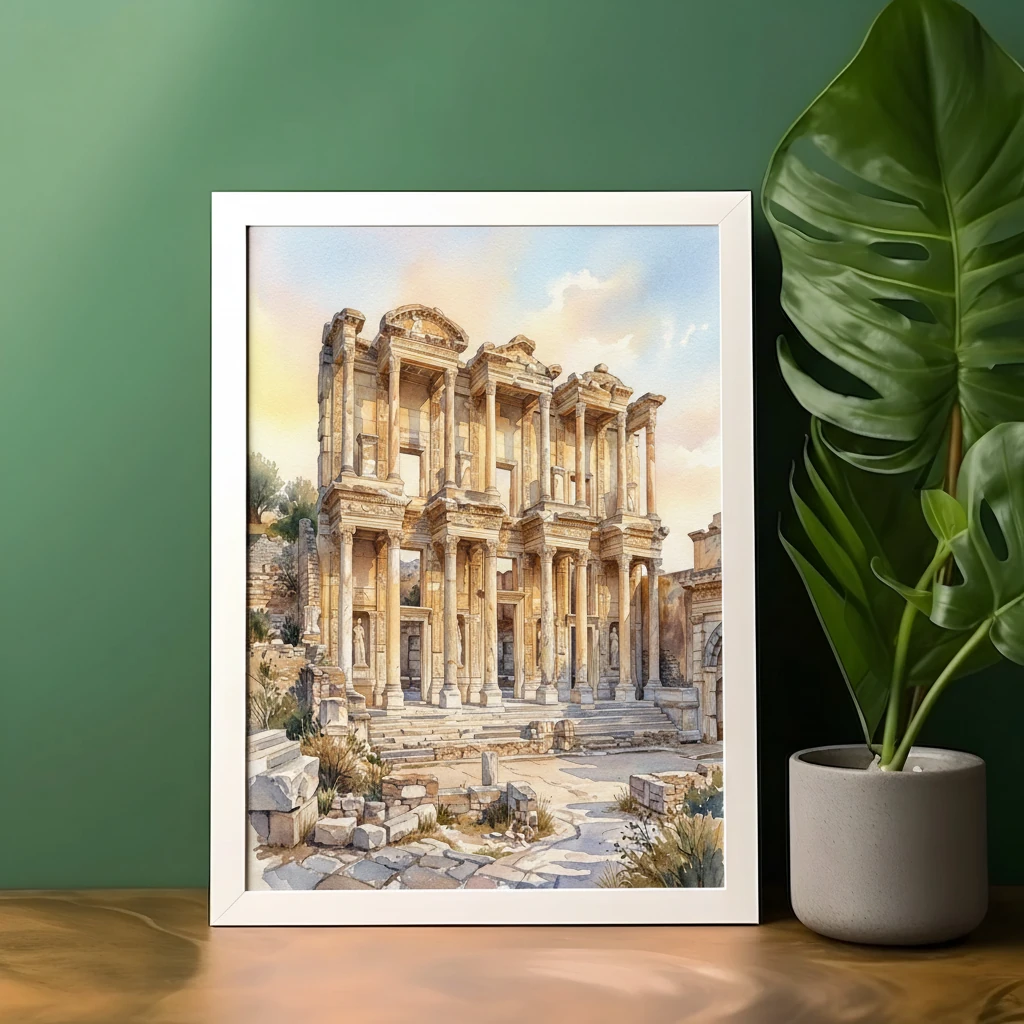 Ephesus Library Sunrise preview 2