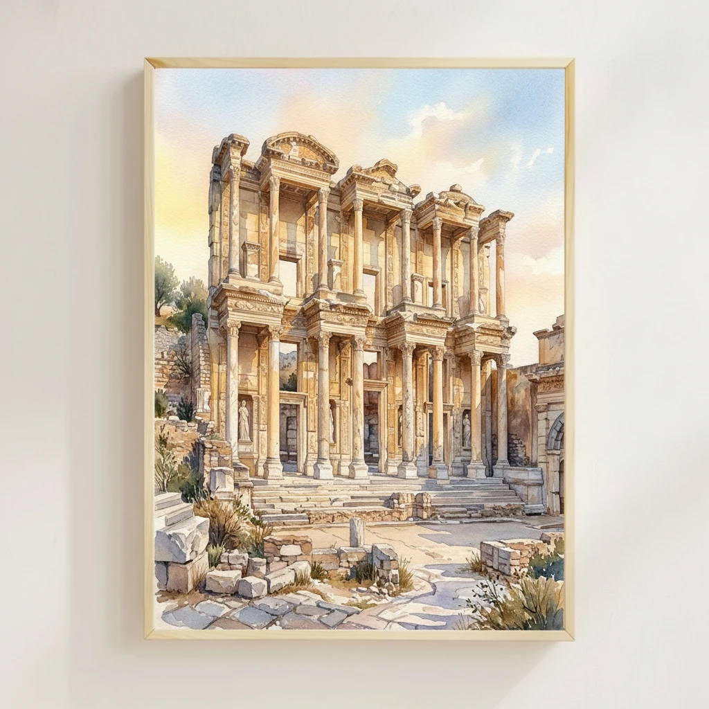 Ephesus Library Sunrise preview 3