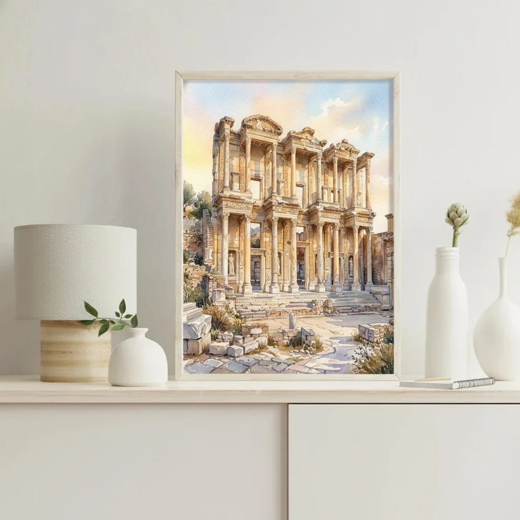 Ephesus Library Sunrise preview 5