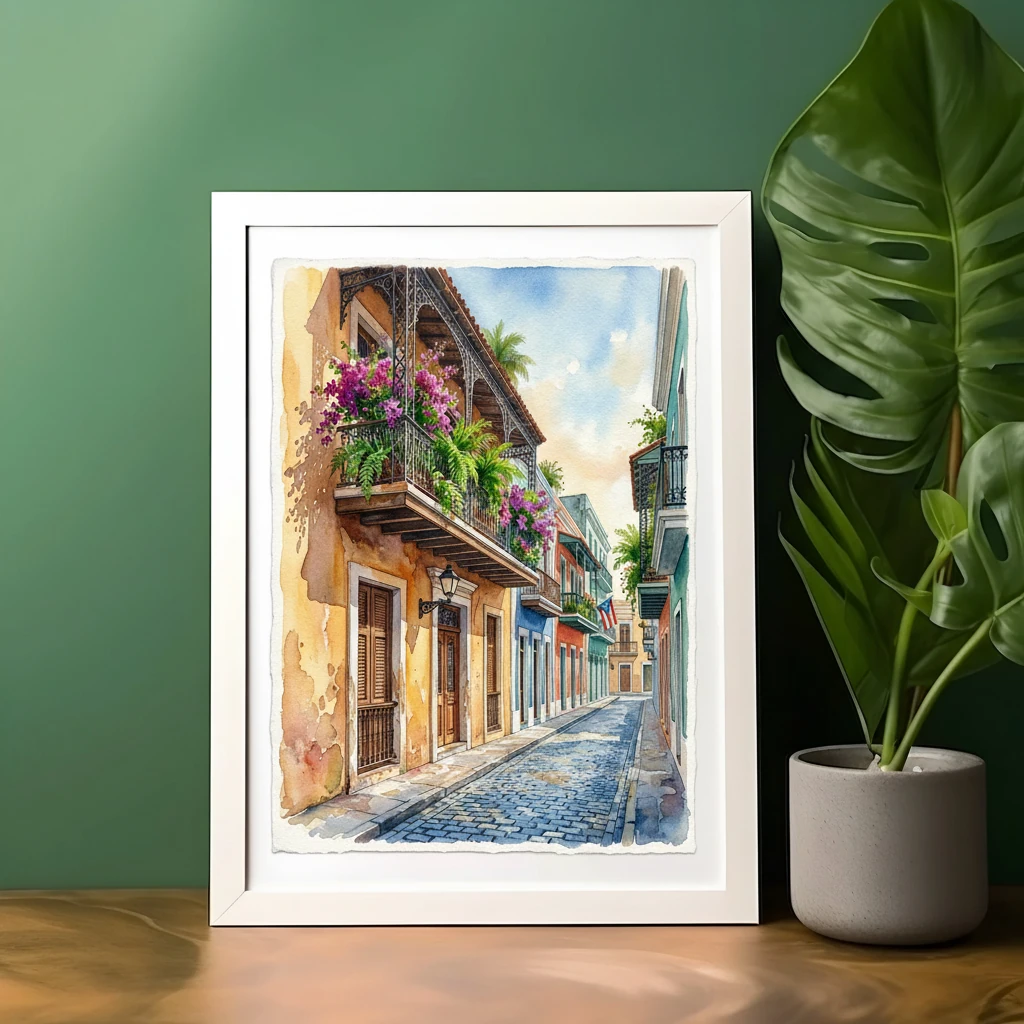 Old San Juan Colorful Balcony preview 2