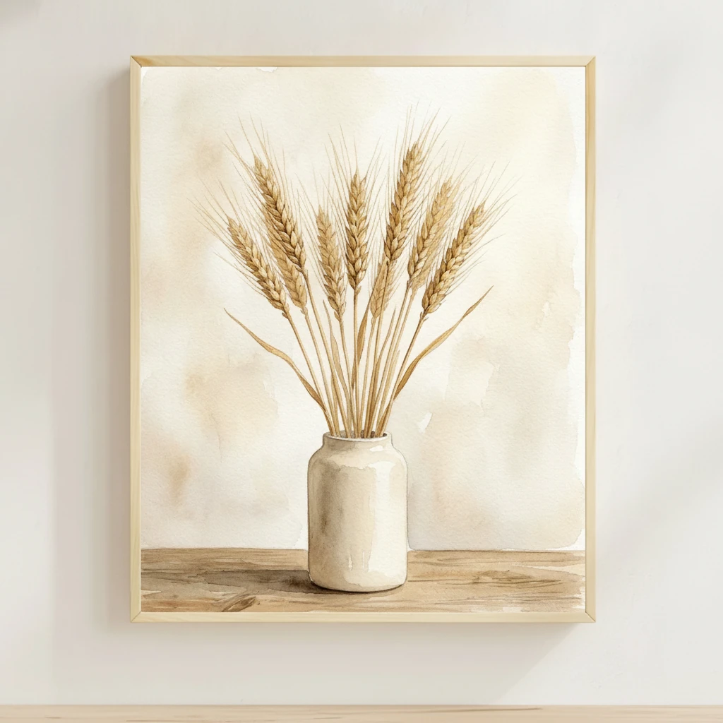 Wheat Stalks in Vase preview 2