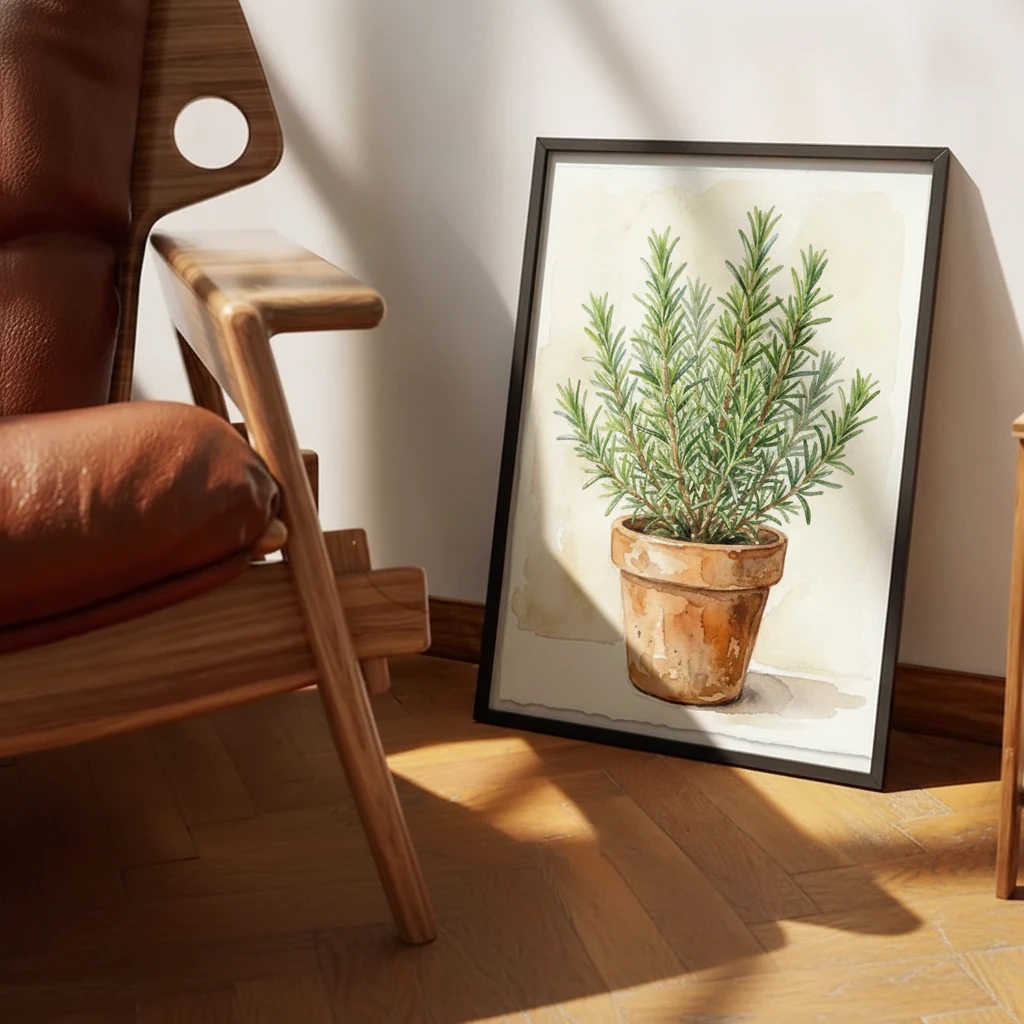 Rosemary in Terracotta Pot preview 2