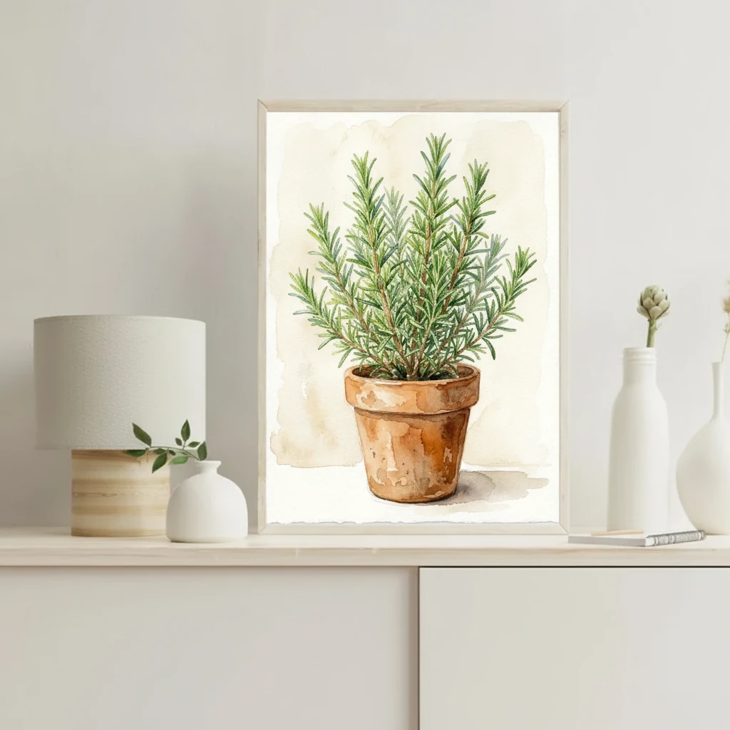 Rosemary in Terracotta Pot preview 3
