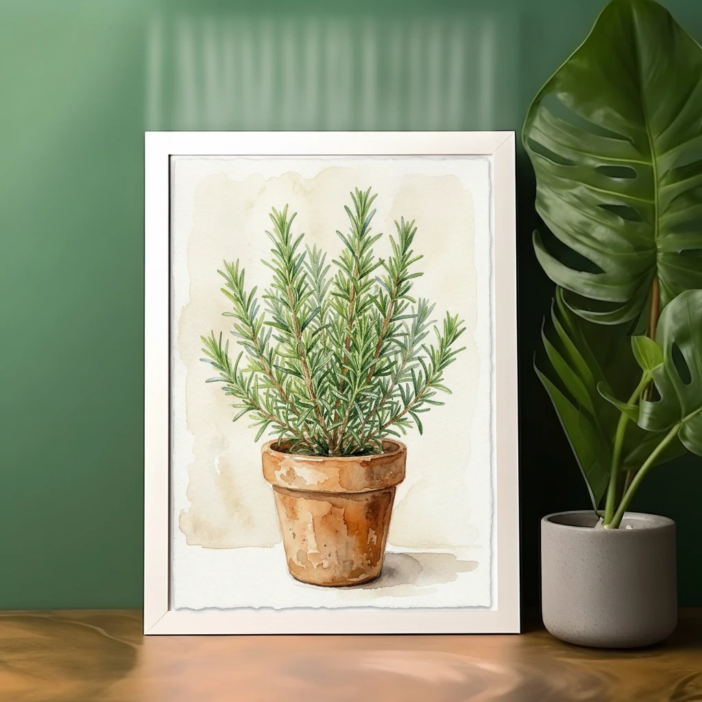Rosemary in Terracotta Pot preview 4