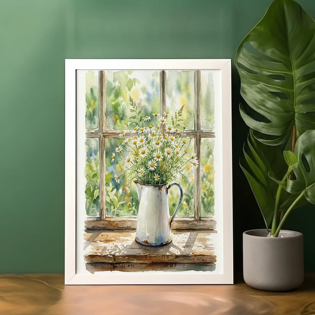 Chamomile in Enamel Pitcher preview 2