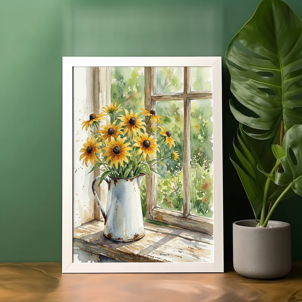 Black-Eyed Susans in Pitcher preview 2