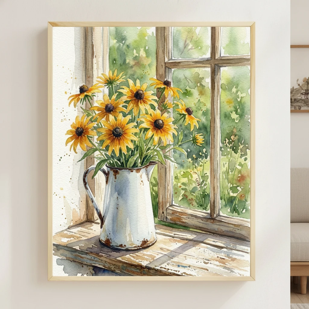 Black-Eyed Susans in Pitcher preview 3