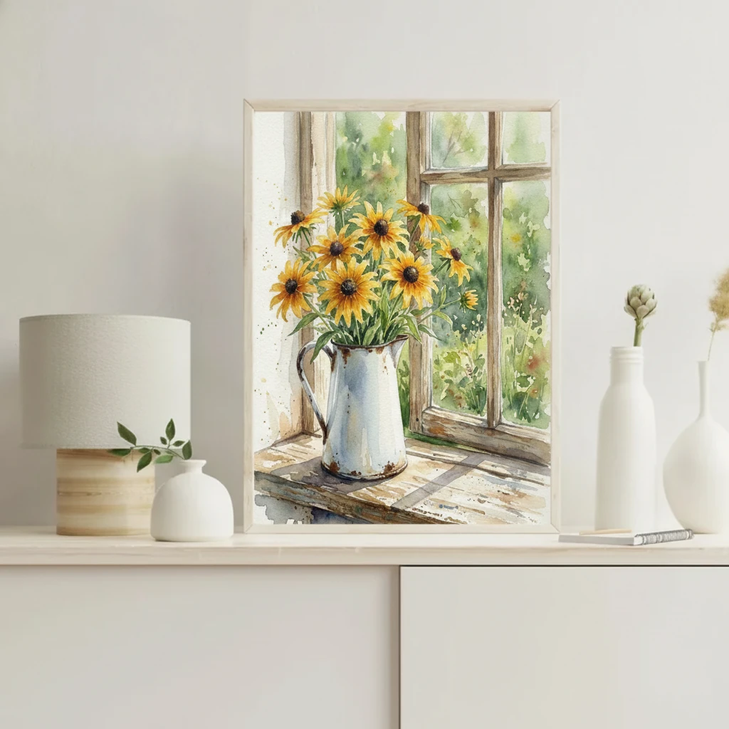 Black-Eyed Susans in Pitcher preview 4