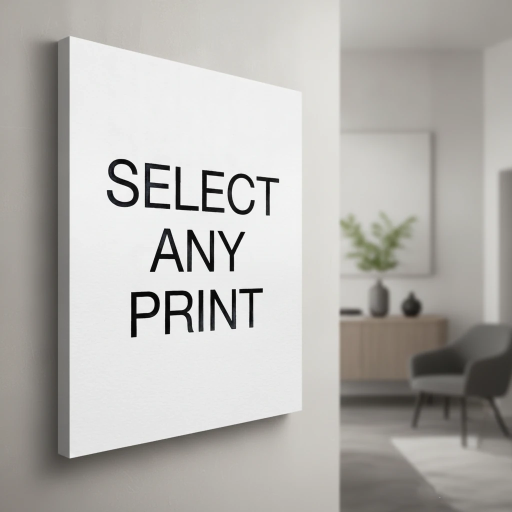 Minimalist Textual Select Print preview 3