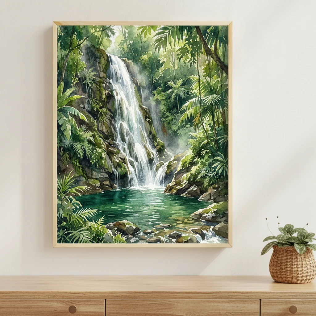 Limón Waterfall Emerald Pool preview 2
