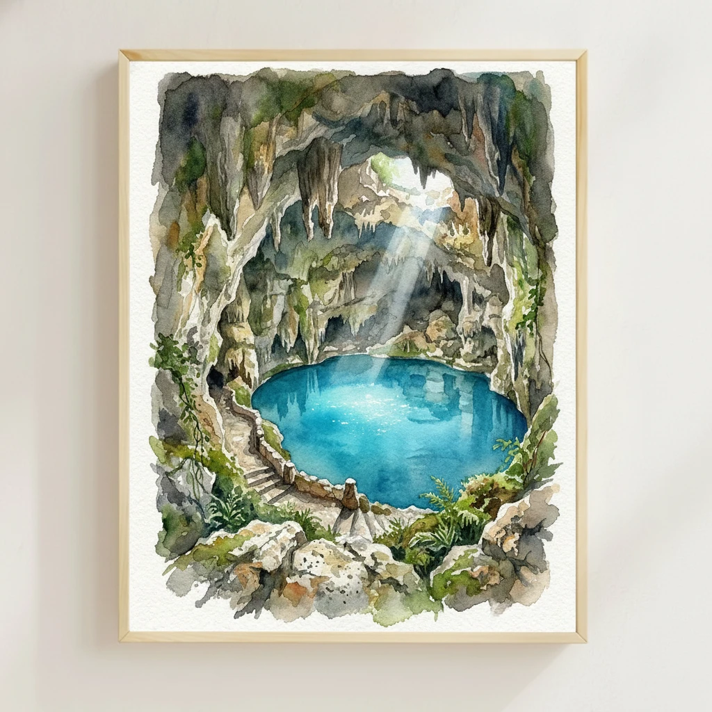Three Eyes Cave Lake preview 2