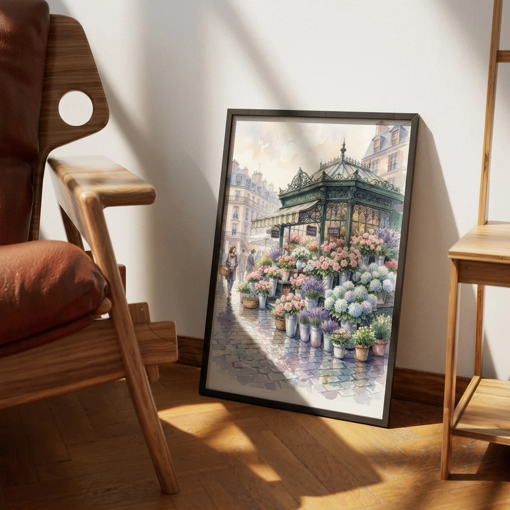 Parisian Flower Market Stall preview 3