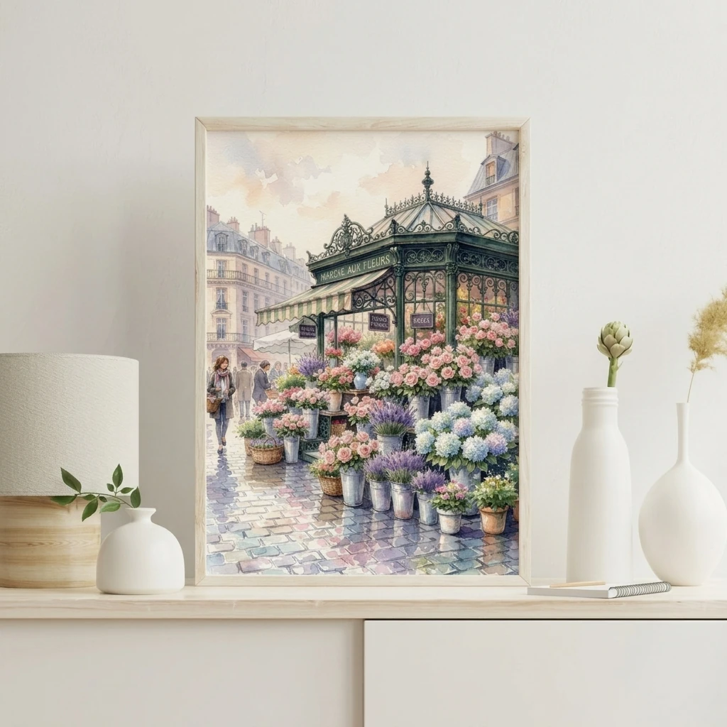 Parisian Flower Market Stall preview 4