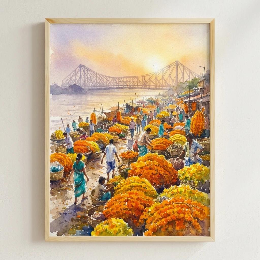 Kolkata Marigold Market preview 2
