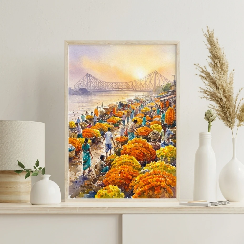 Kolkata Marigold Market preview 4