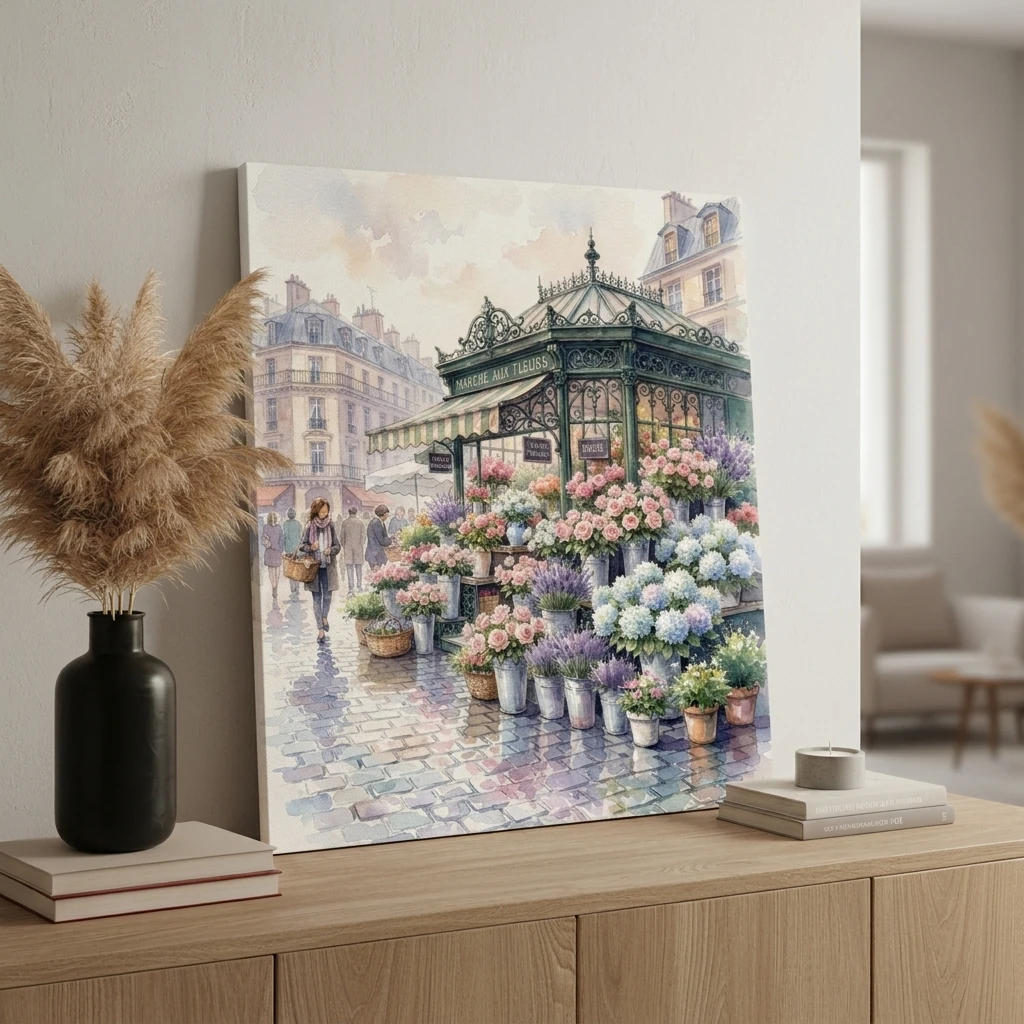 Parisian Flower Market Stall preview 5