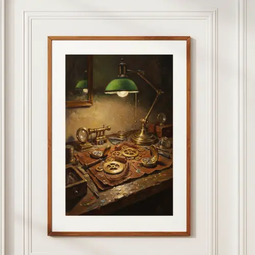 Clockmaker's Workbench print