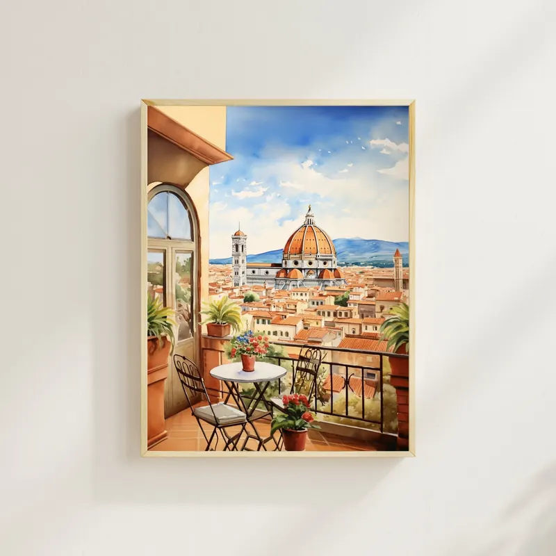 Florence Duomo City View print
