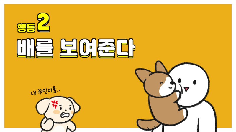 hành động chó con