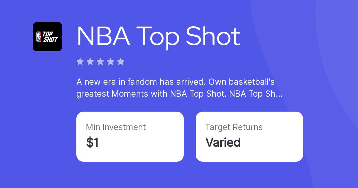 NBA Top Shot on Behance