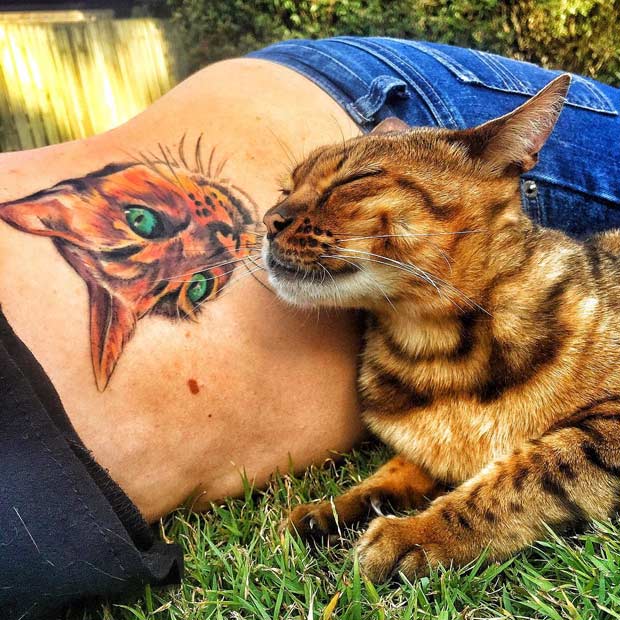 These Bengal Cat Tattoo Are Purrfection!