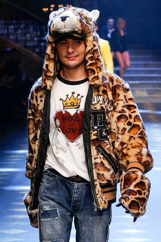 Gogoboi walks for Dolce & Gabbana