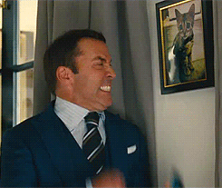 Ari Gold punches the framed picture of a Bengal kitten