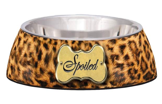 Loving Pets Spoiled Leopard Milano Bowl