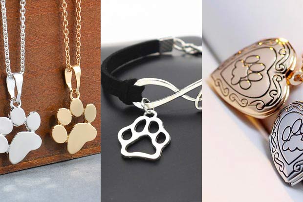 Paw print jewelry