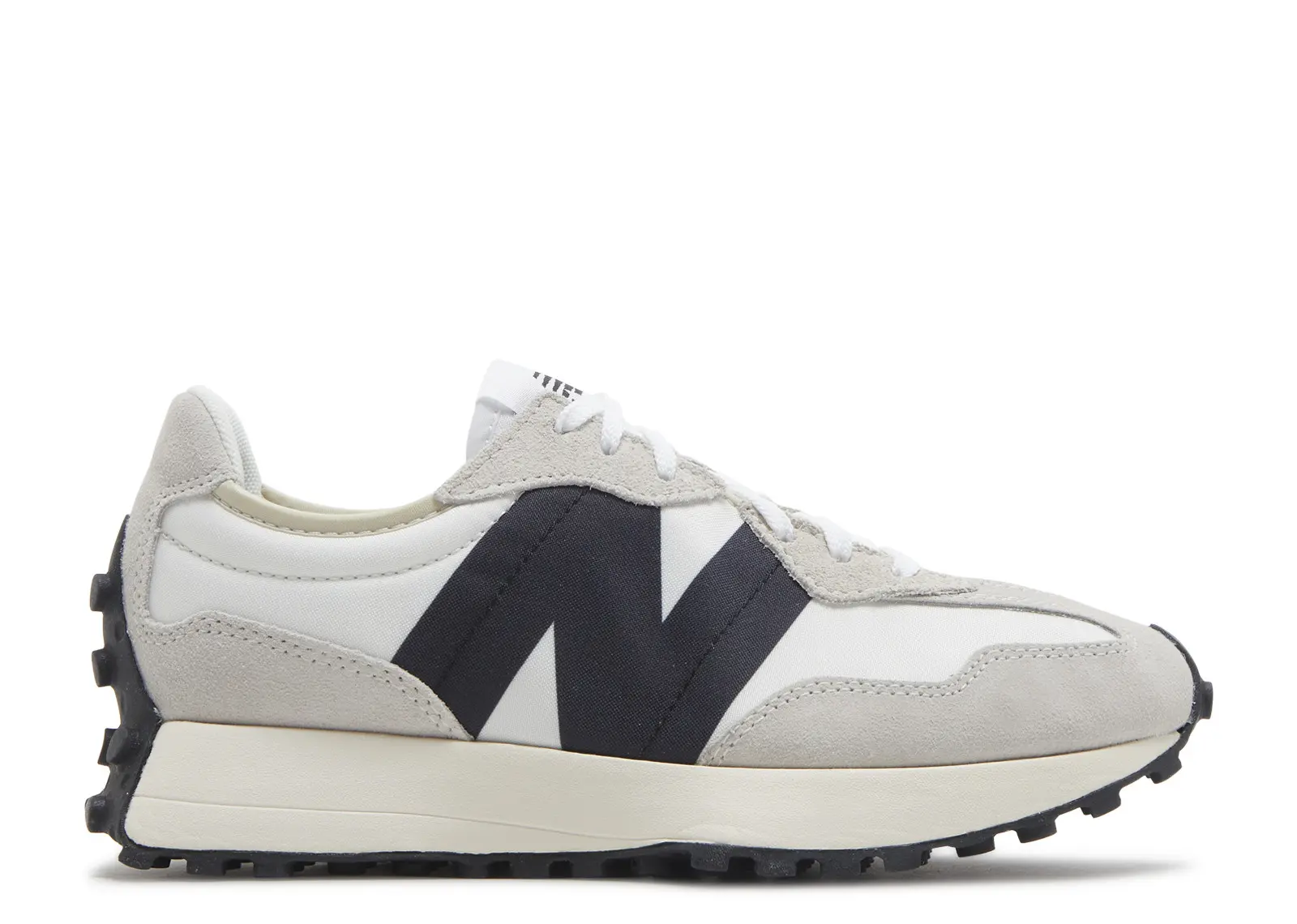 Wmns 327 'Sea Salt Black' | White | Women's Size 7