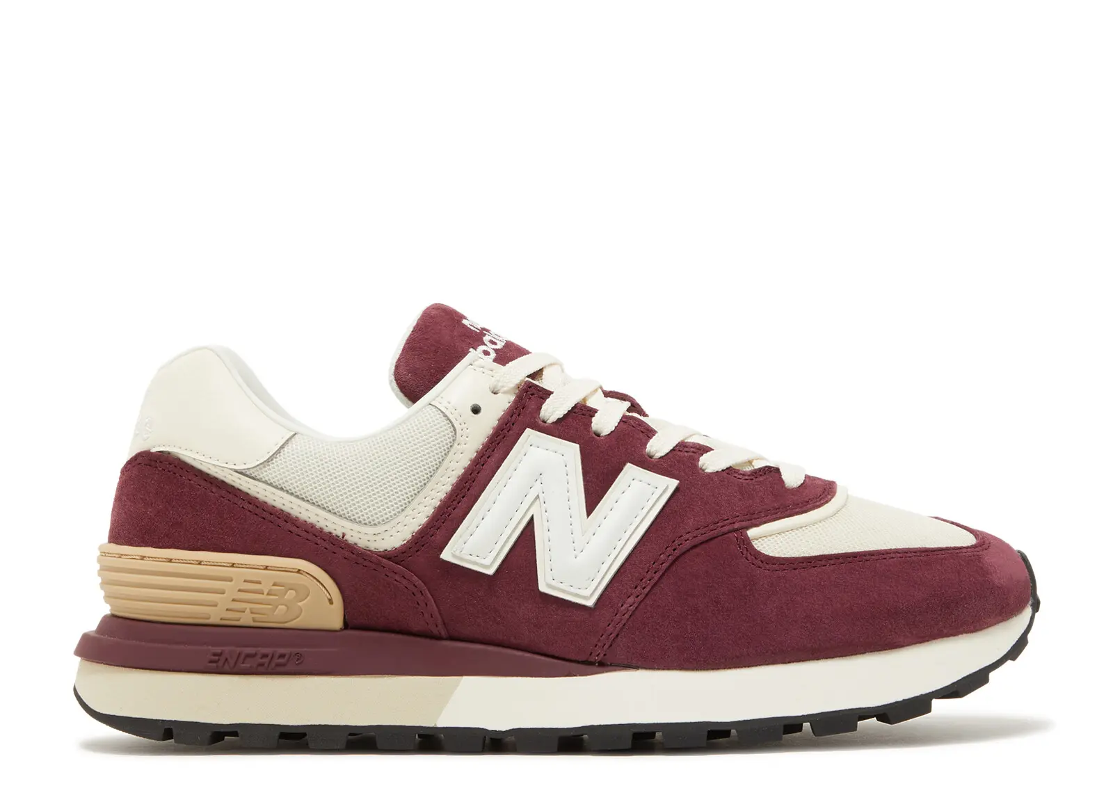 574 Legacy 'Burgundy Angora' | Red | Men's Size 6.5