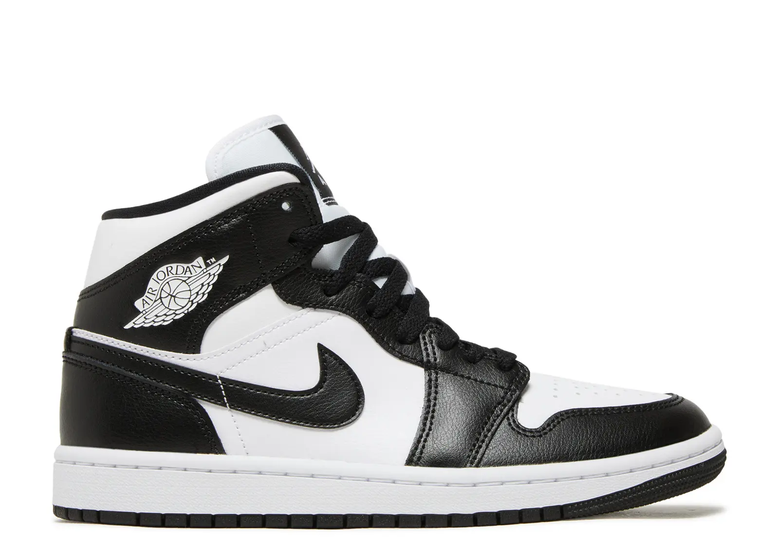 Wmns Air Jordan 1 Mid 'Panda' | Black | Women's Size 10.5