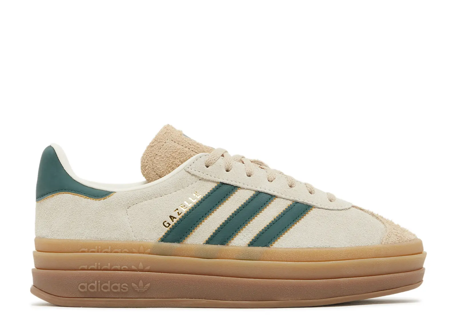 Wmns Gazelle Bold 'Cream Collegiate Green' | Cream | Women's Size 8