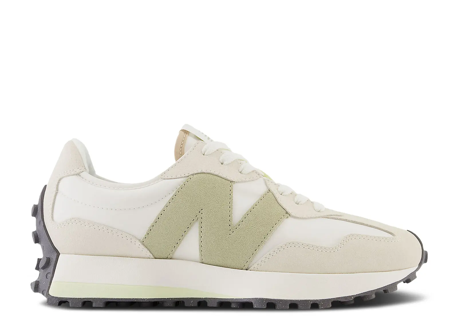 Wmns 327 'Dove Grey Military Green' | Cream | Women's Size 7.5