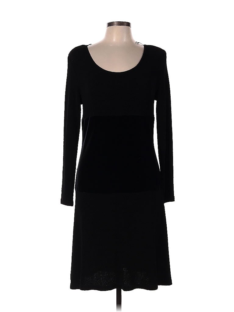 Nicole Studio Casual Dress: Black Dresses - Used - Size 10