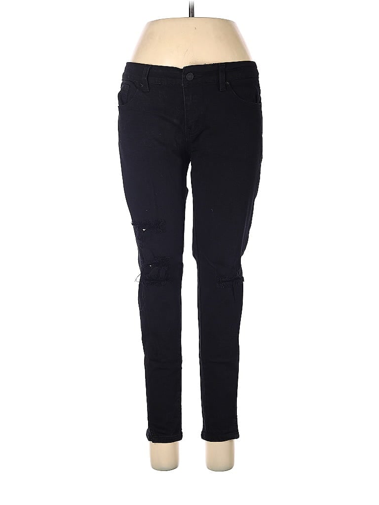 KANCAN JEANS Jeggings - High Rise: Black Bottoms - Size 13